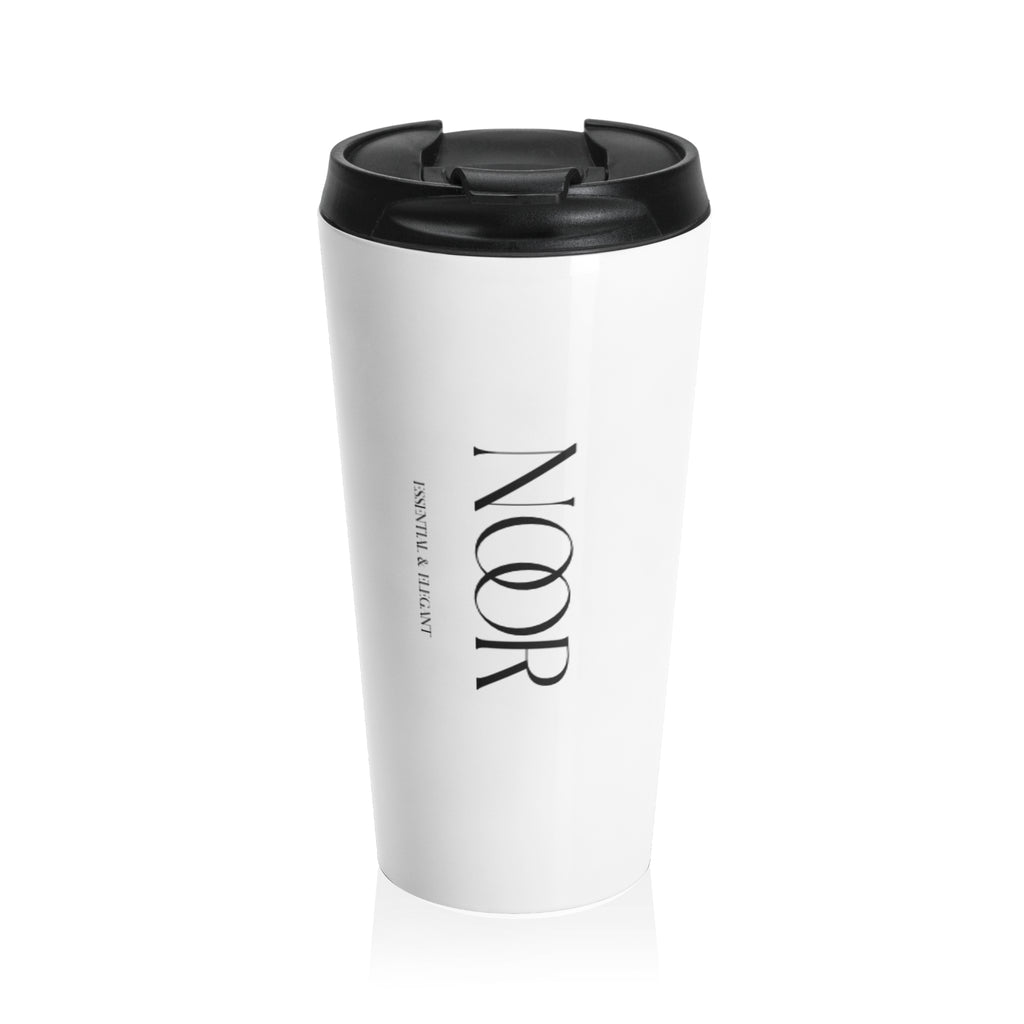 NOOR Sleek Stainless Steel Travel Mug for On-the-Go
