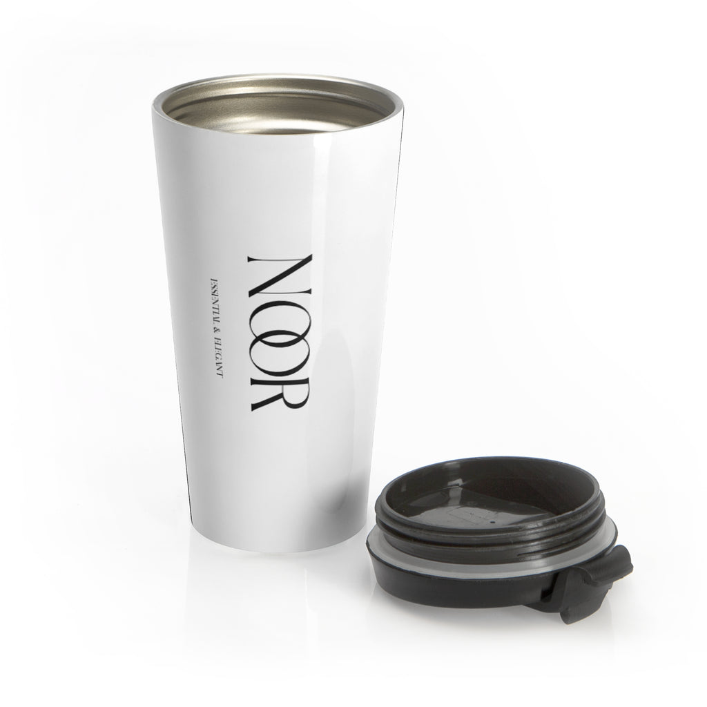 NOOR Sleek Stainless Steel Travel Mug for On-the-Go