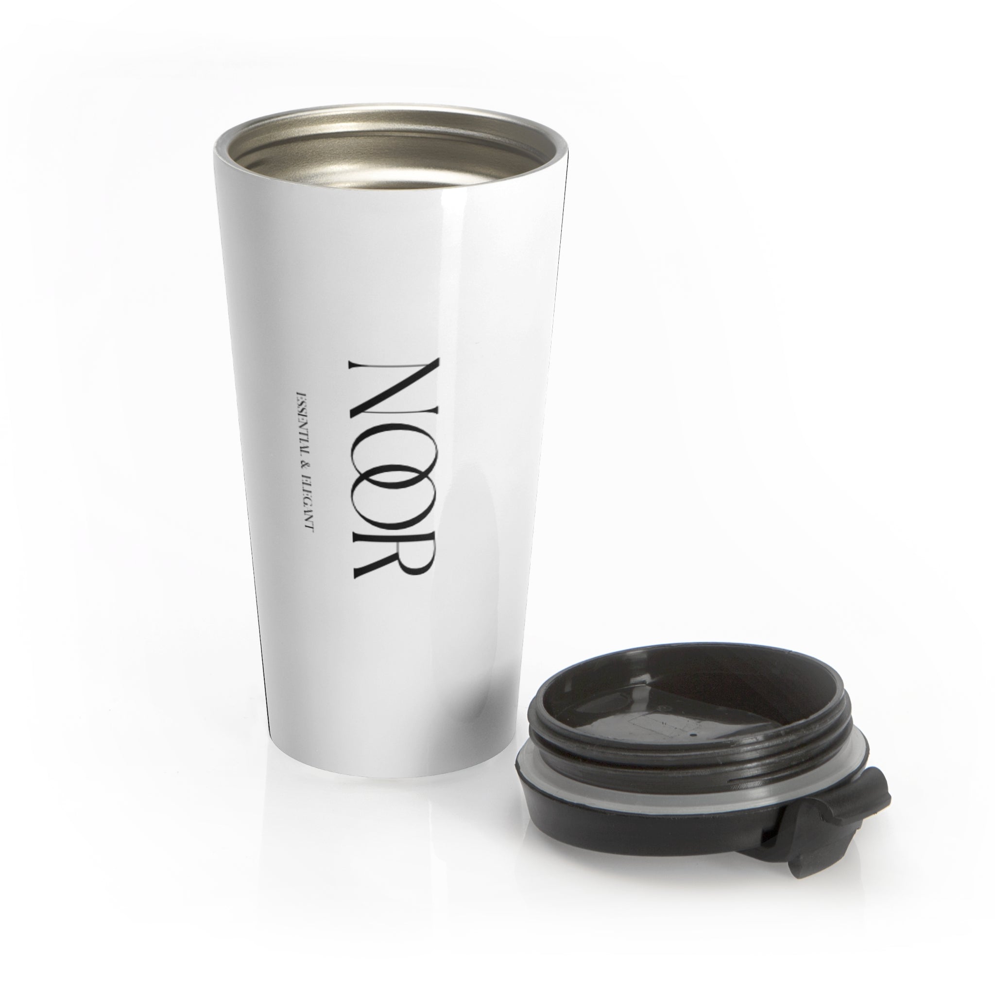 NOOR Sleek Stainless Steel Travel Mug for On-the-Go