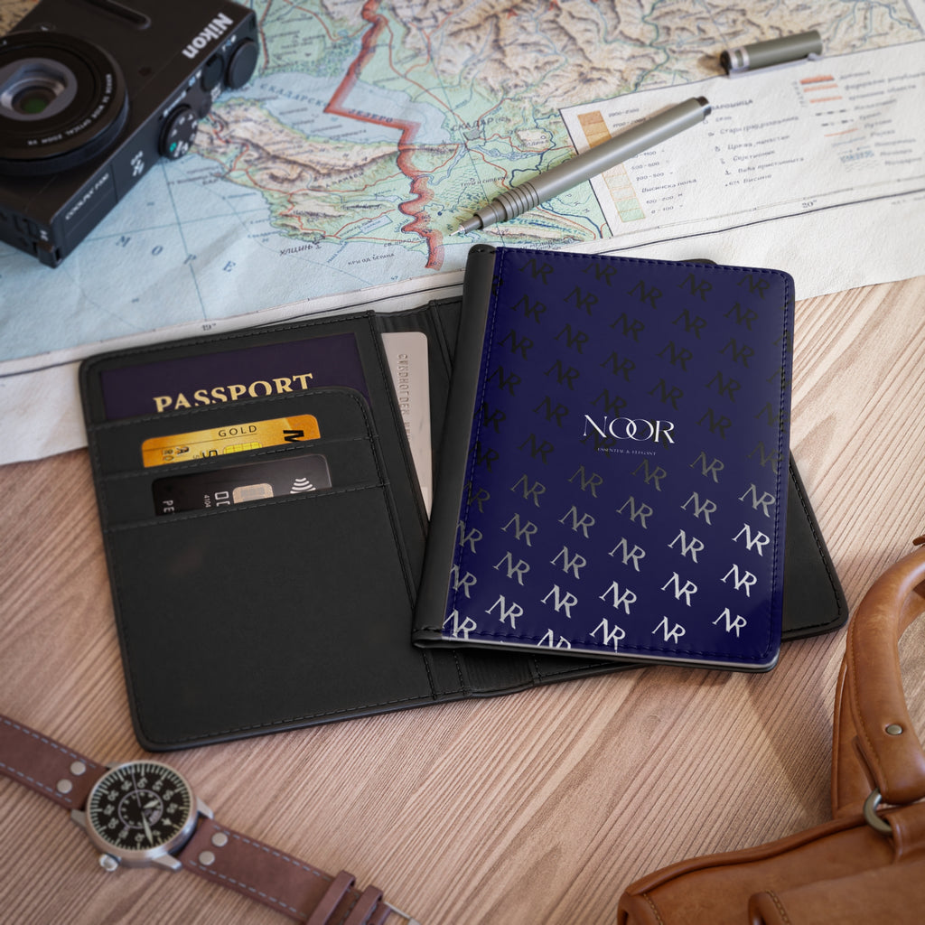 NOOR Minimalist Leather Passport Cover