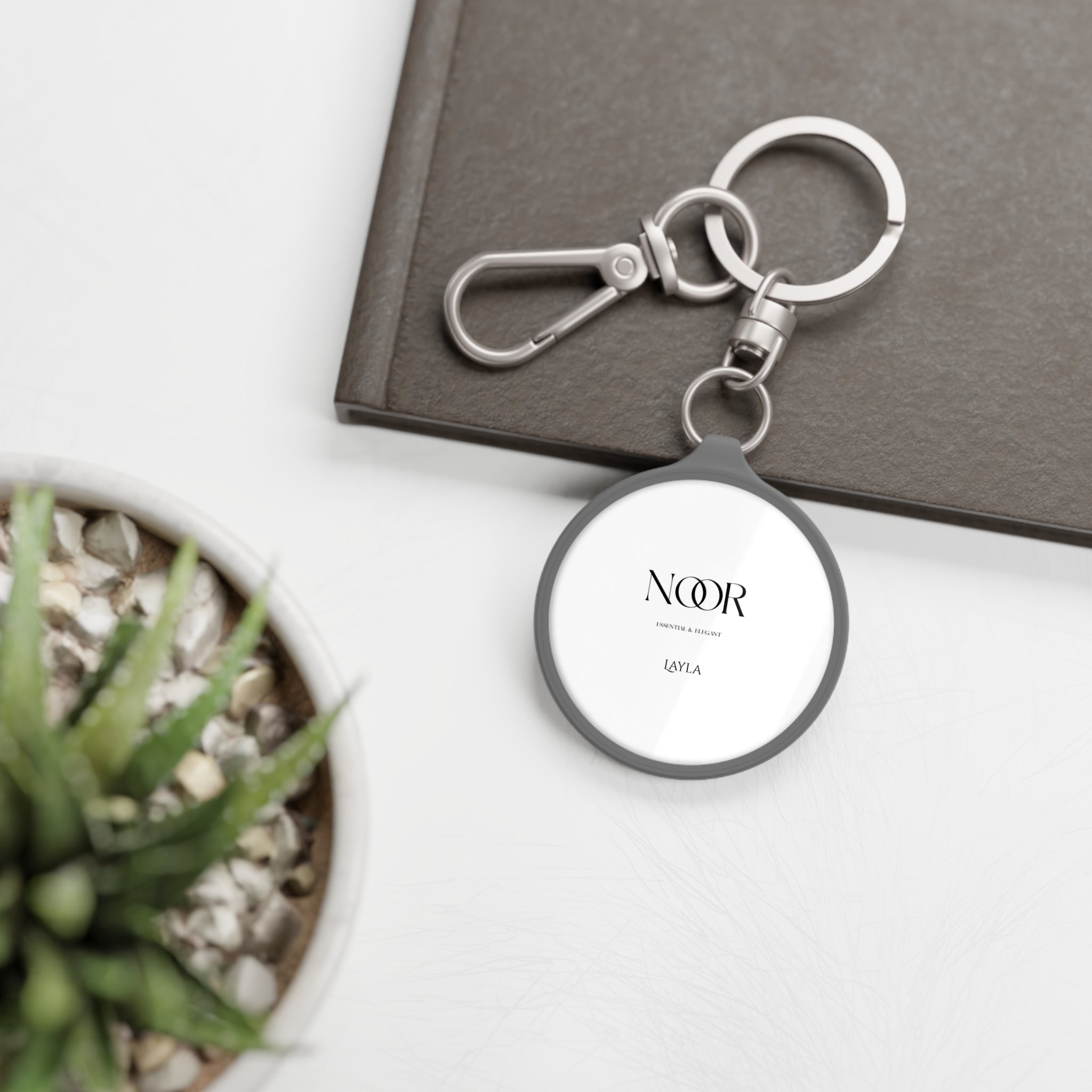 NOOR Keyring Tag, Custom Name